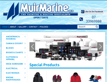 Tablet Screenshot of muirmarine.com